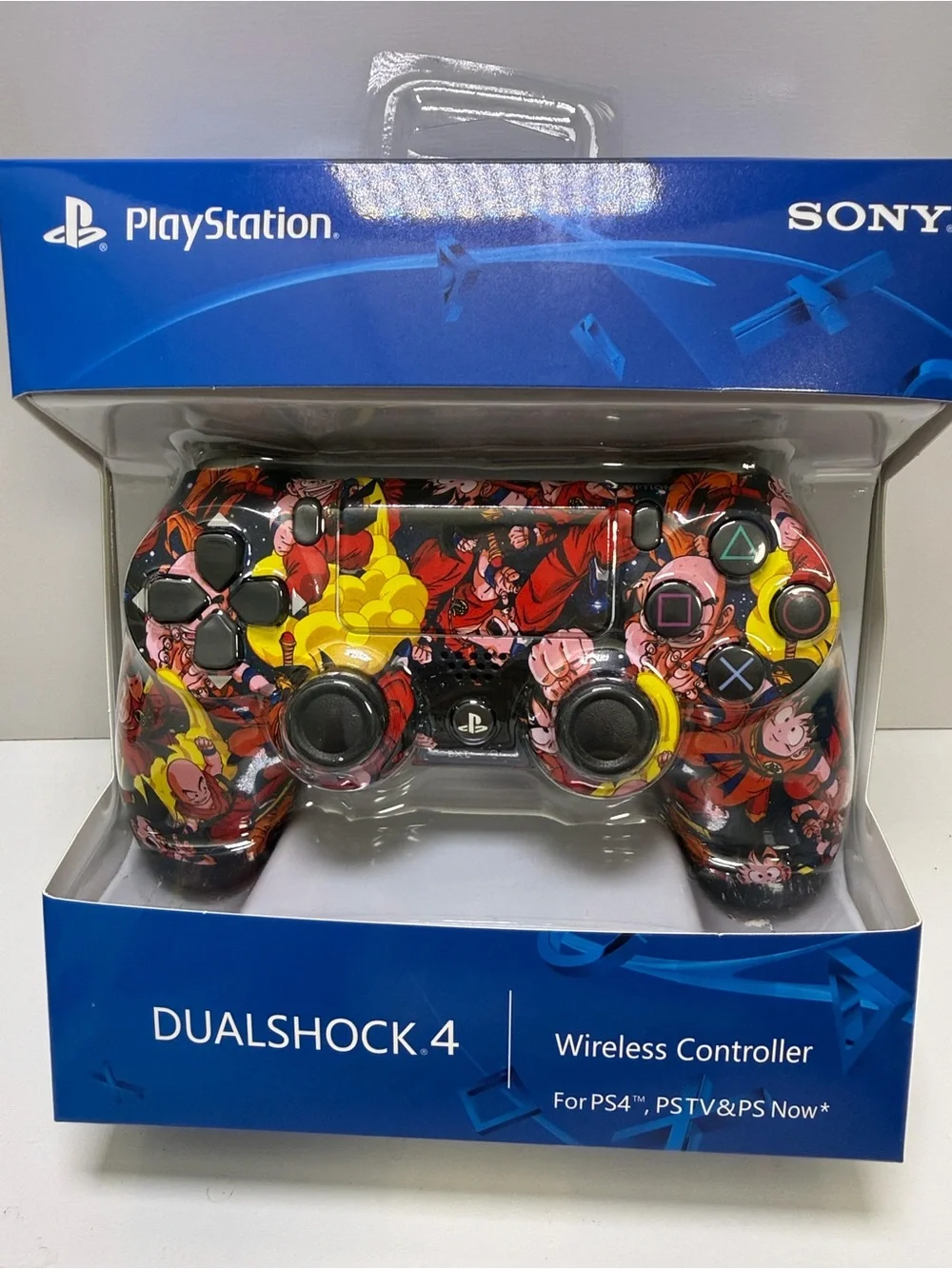 Sony Wireless Controller - Red & Black Dragon Ball Z Design